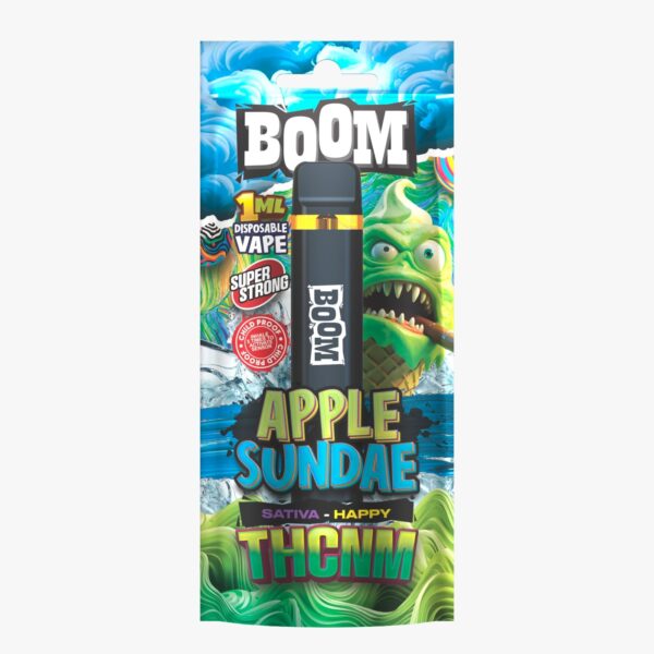 ACAN BOOM Apple Sundae THCNM 1ml Vape – HHC vape