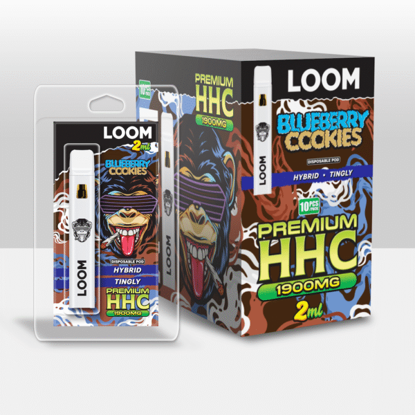 LOOM HHC Blueberry Cookies 1900mg 2 ml Vape – HHC vape