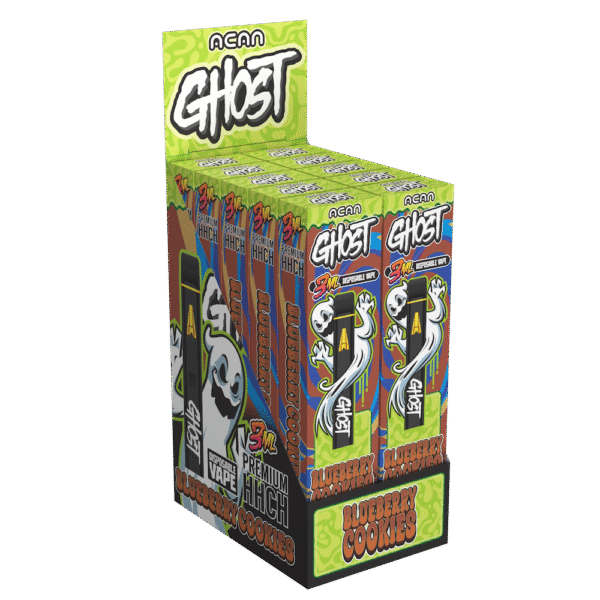 Acan Ghost Blueberry Cookies (Hybrid) – 3ml – HHC Vape