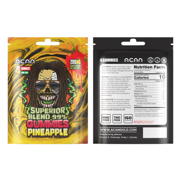 ACAN Gummies Pineapple 200mg