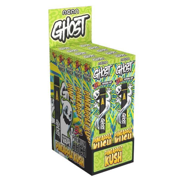 Acan Ghost Pineapple Kush (Hybrid) – 3ml – HHC Vape